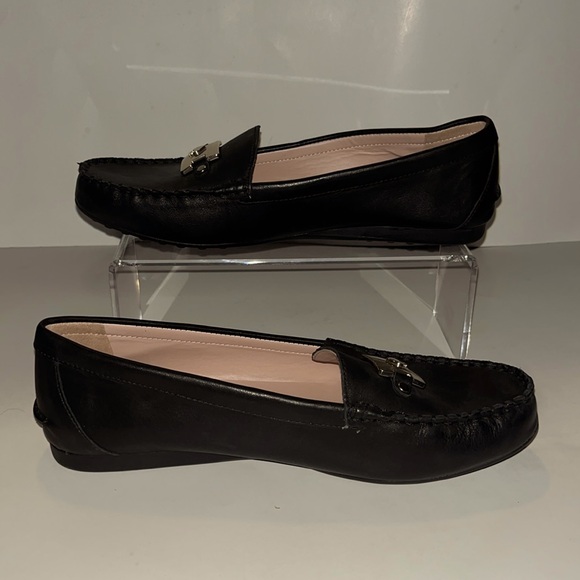 NWT Kate Spade Women’s Carmen Leather Loafers, Black - Picture 2 of 6